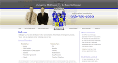 Desktop Screenshot of mcdougallaw.com